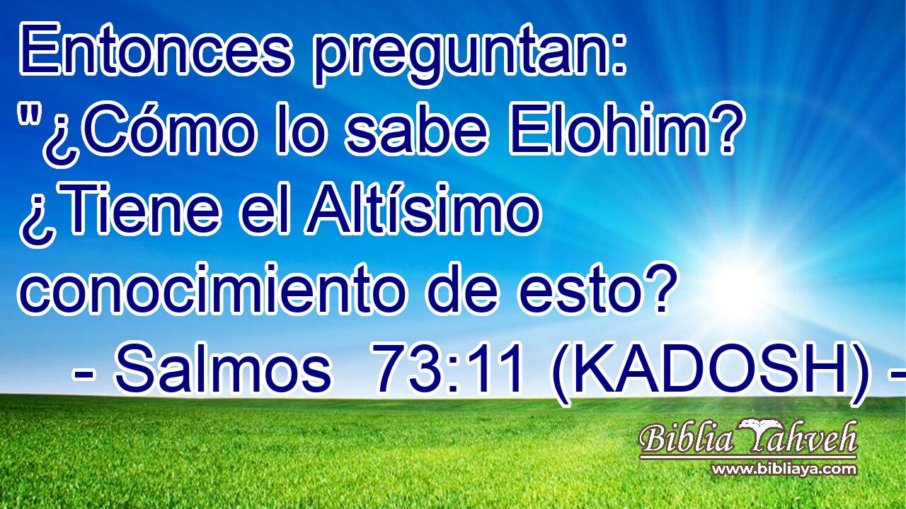  Entonces preguntan: 