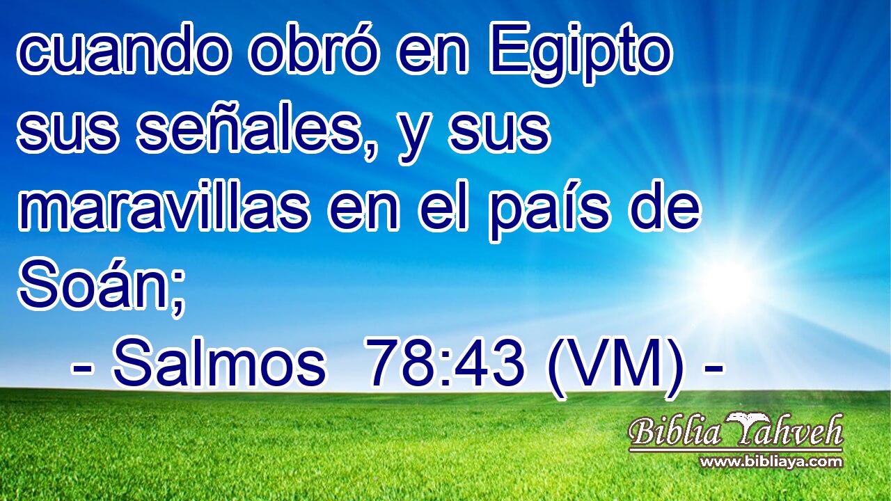  cuando obró en Egipto sus señales, y sus maravillas en el país de Soán; 