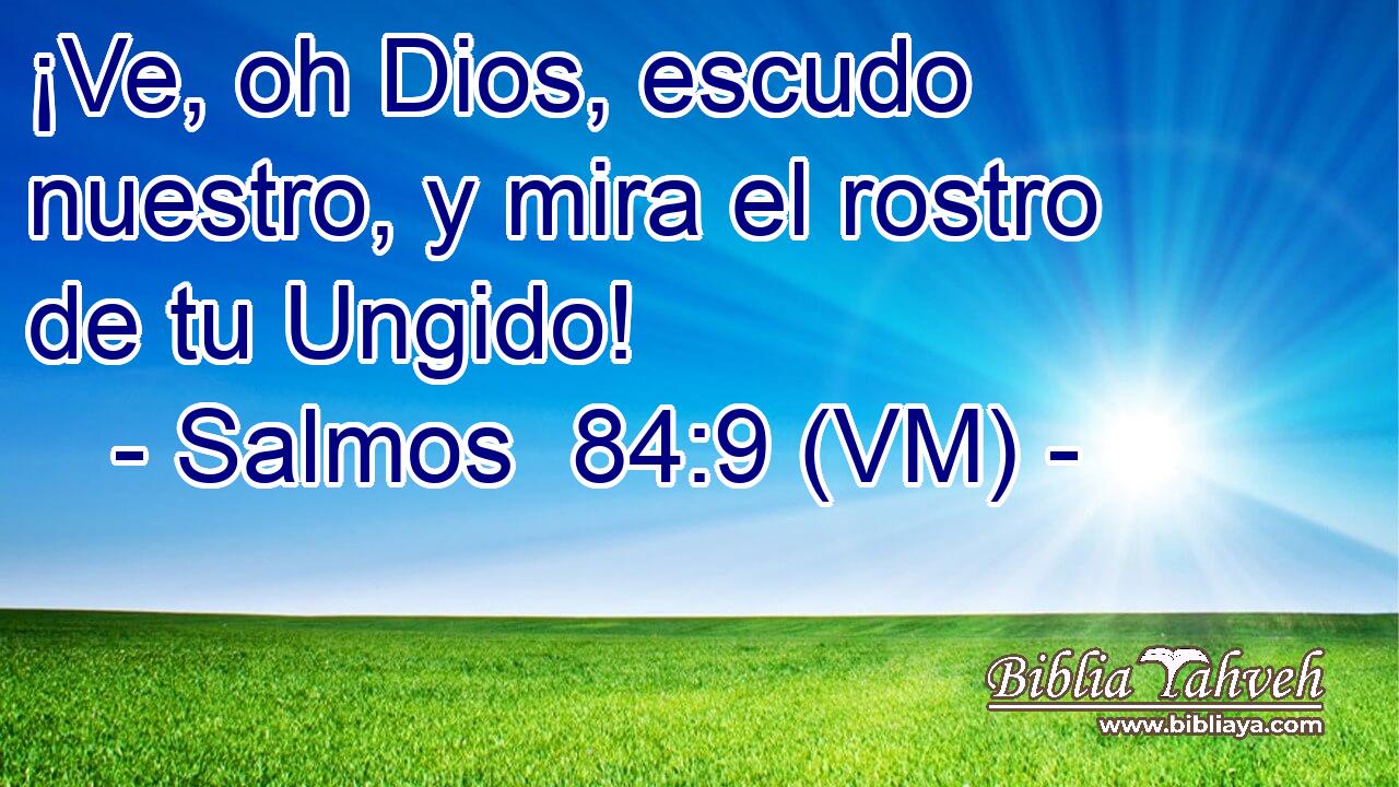  ¡Ve, oh Dios, escudo nuestro, y mira el rostro de tu Ungido! 
