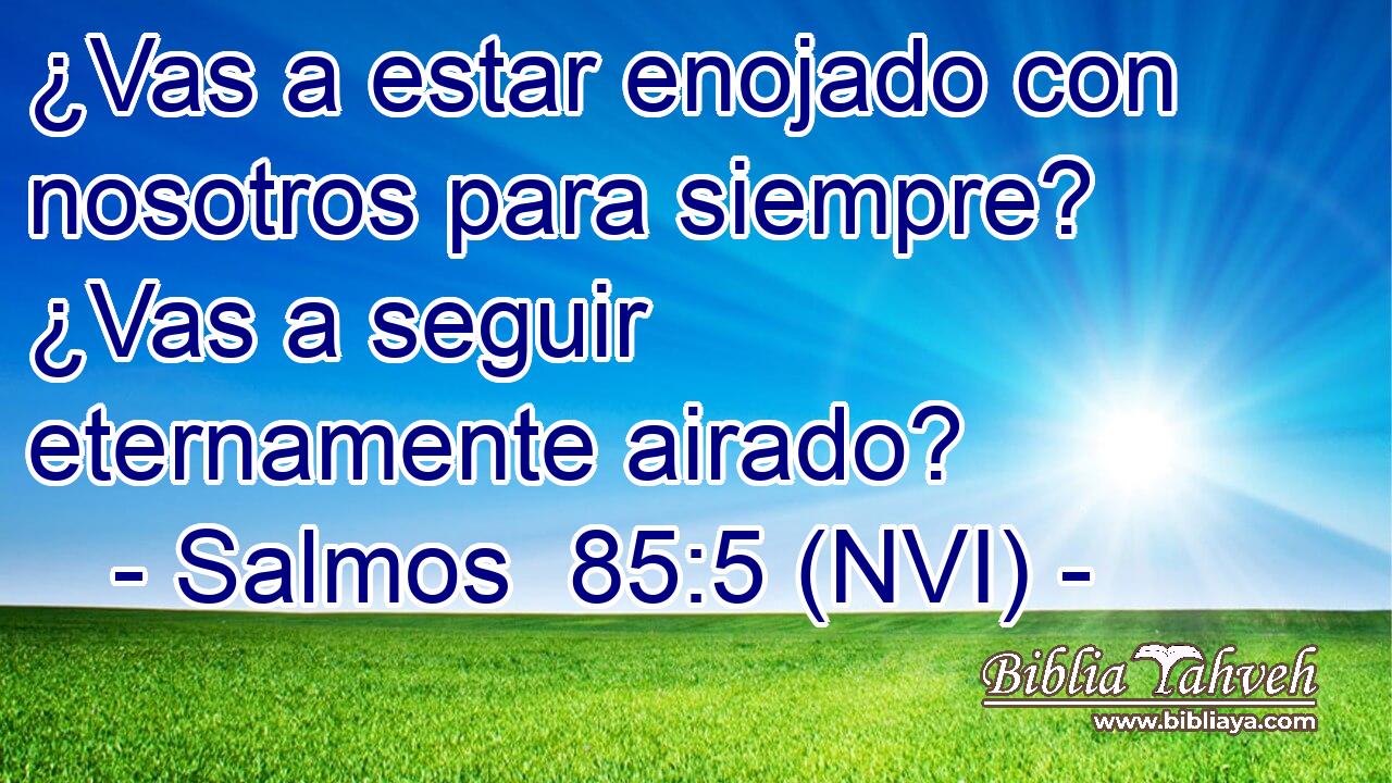  ¿Vas a estar enojado con nosotros para siempre? ¿Vas a seguir eternamente airado? 