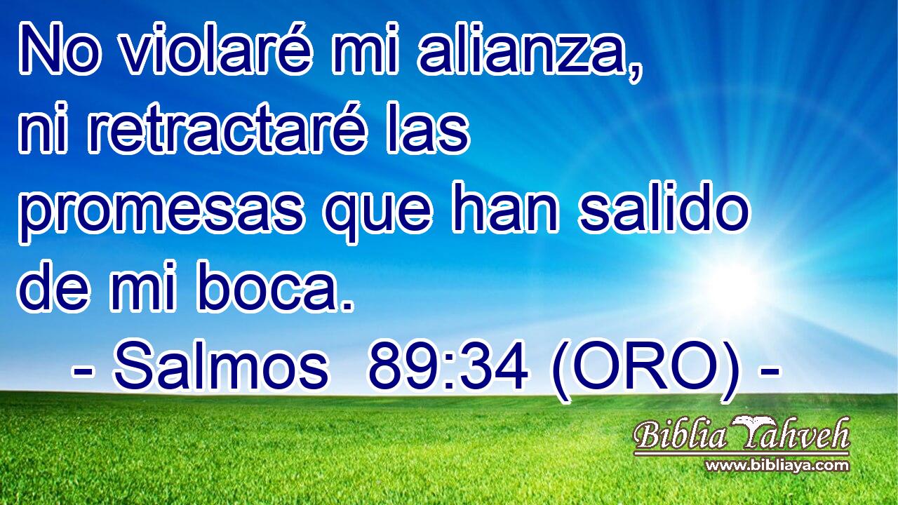  No violaré mi alianza, ni retractaré las promesas que han salido de mi boca. 