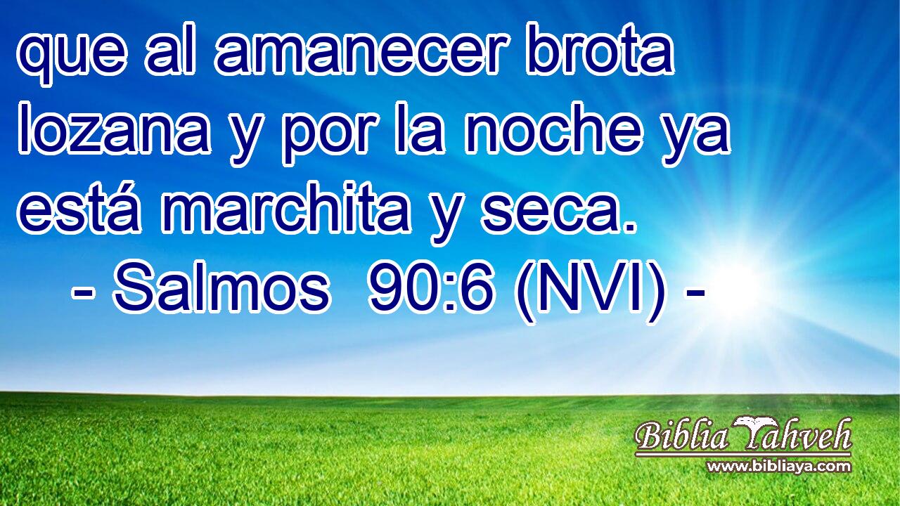  que al amanecer brota lozana y por la noche ya está marchita y seca. 