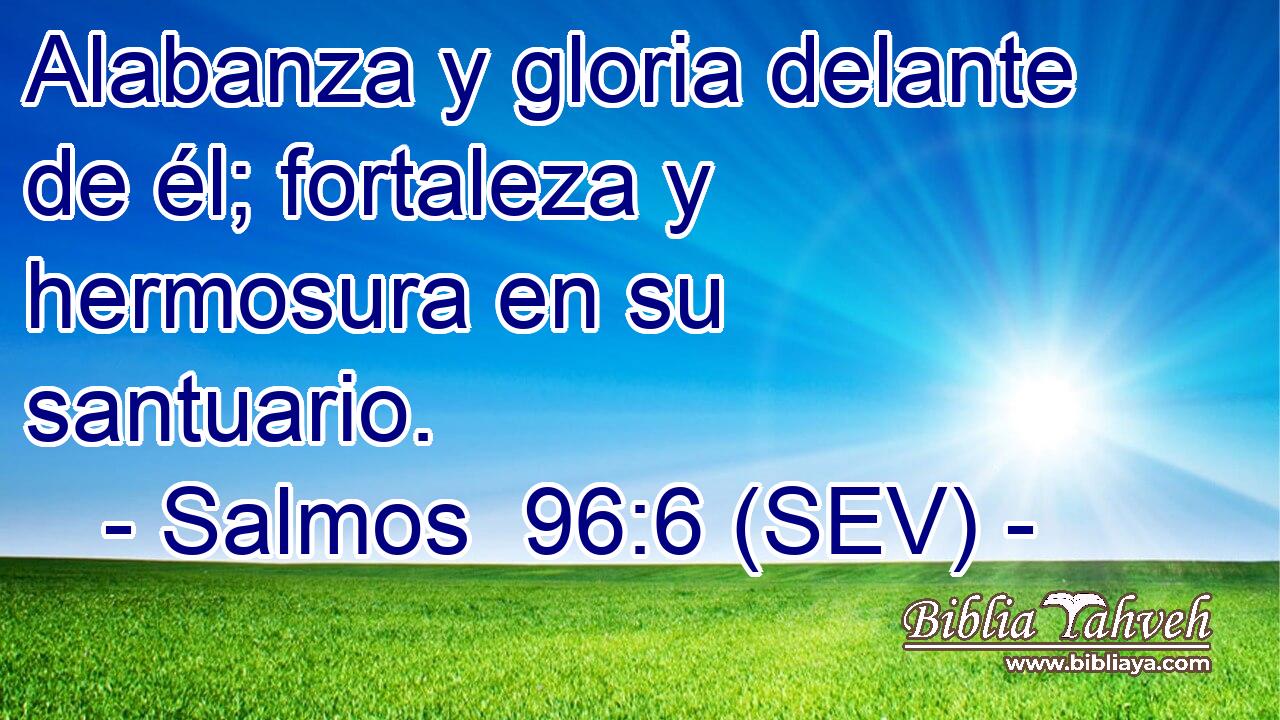 Alabanza y gloria delante de él; fortaleza y hermosura en su santuario.