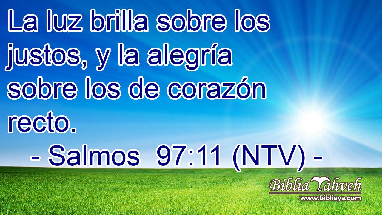 La luz brilla sobre los justos, y la alegría sobre los de corazón recto.