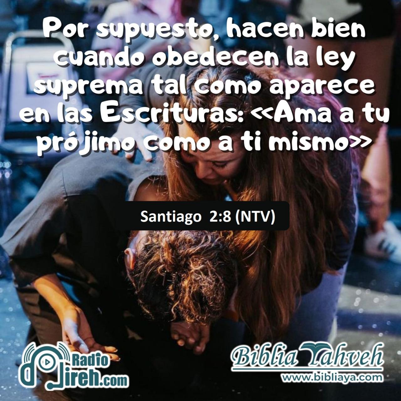 Por supuesto, hacen bien cuando obedecen la ley suprema tal como aparece en las Escrituras: «Ama a tu prójimo como a ti mismo»*.