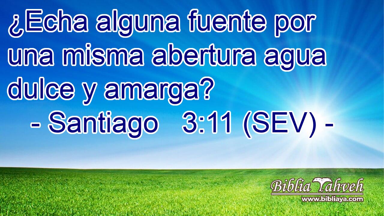 ¿Echa alguna fuente por una misma abertura agua dulce y amarga?