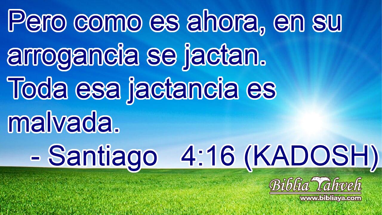  Pero como es ahora, en su arrogancia se jactan. Toda esa jactancia es malvada. 