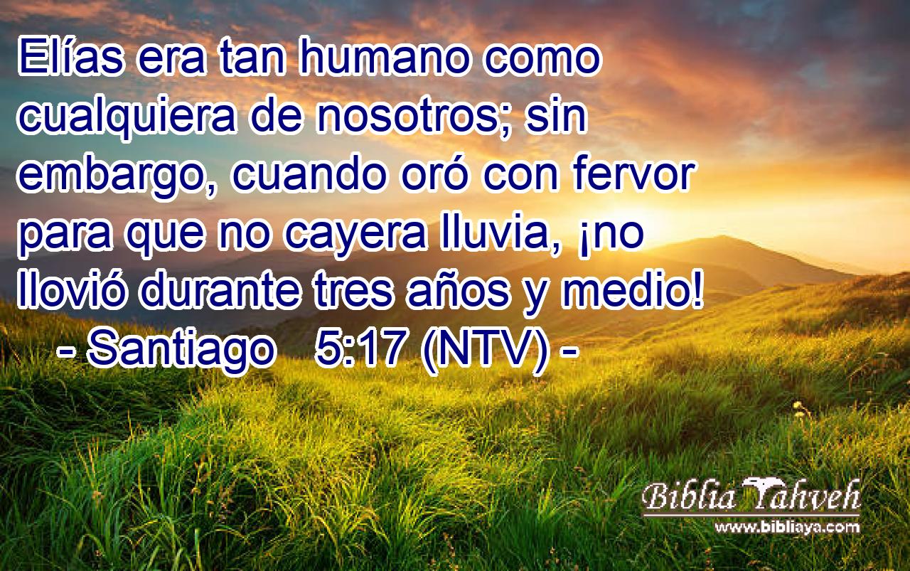 Elías era tan humano como cualquiera de nosotros; sin embargo, cuando oró con fervor para que no cayera lluvia, ¡no llovió durante tres años y medio!