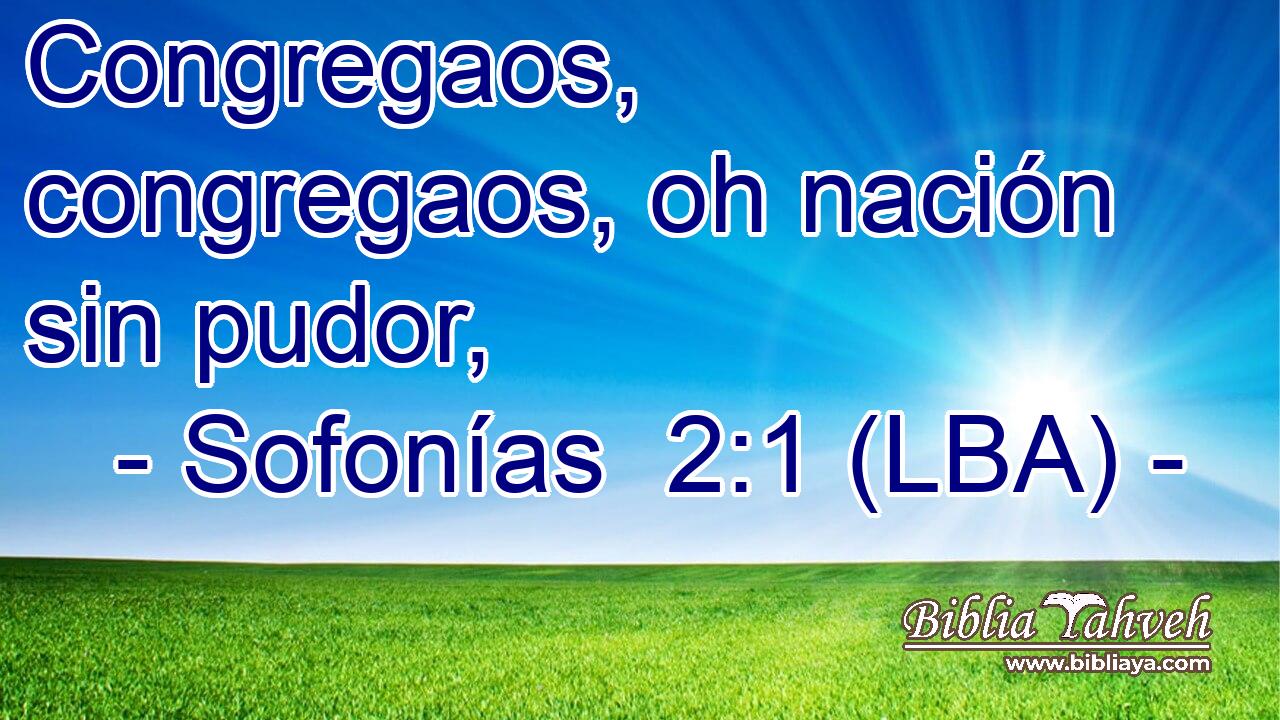 Congregaos, congregaos, oh nación sin pudor,