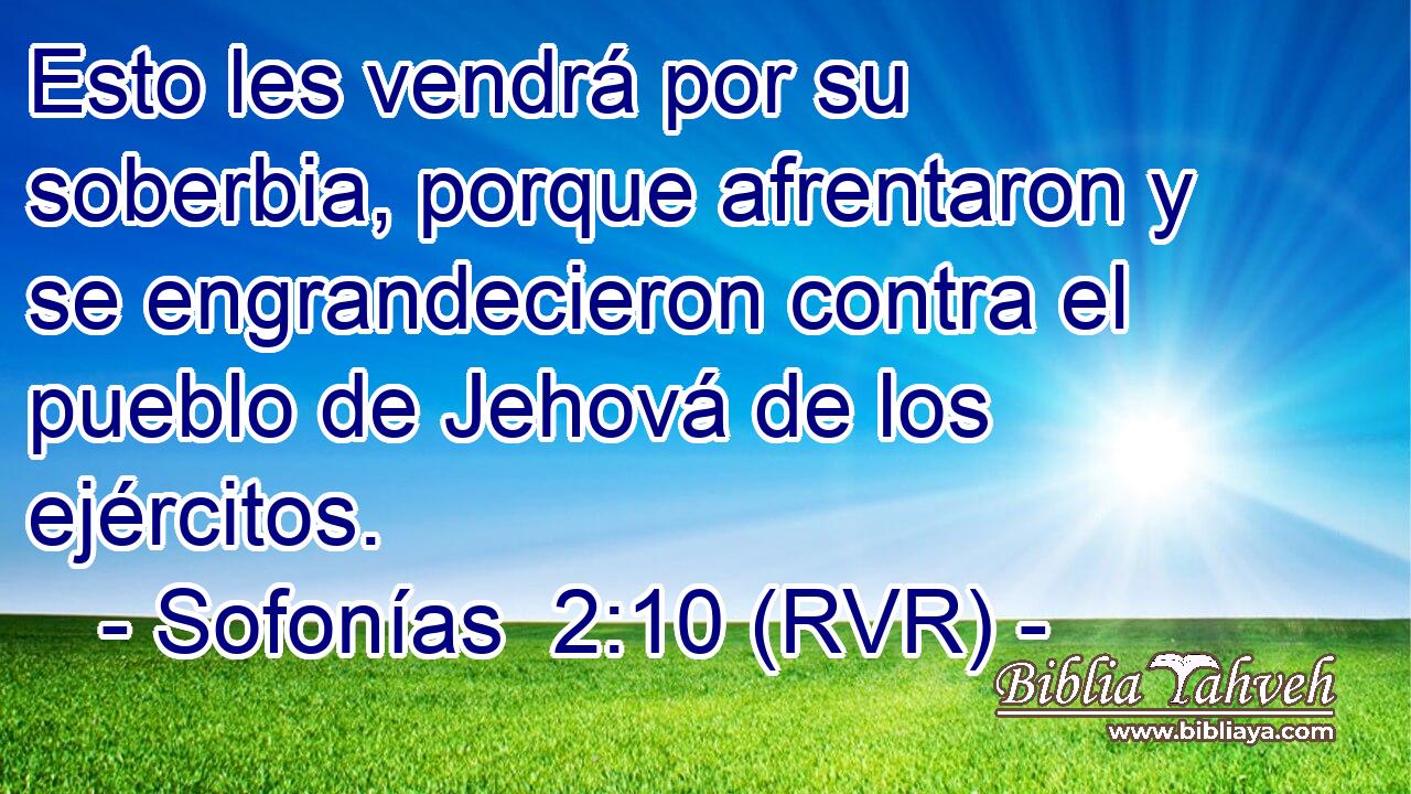 Esto les vendrá por su soberbia, porque afrentaron y se engrandecieron contra el pueblo de Jehová de los ejércitos.