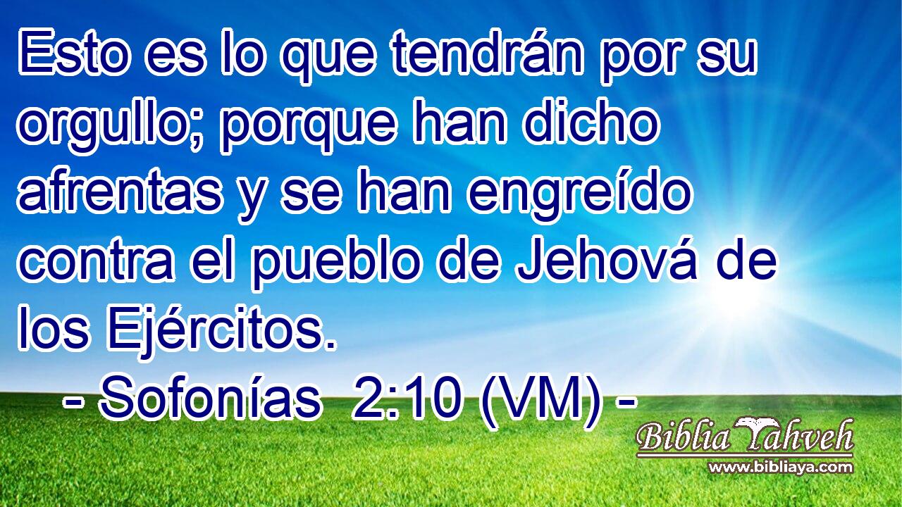 Esto es lo que tendrán por su orgullo; porque han dicho afrentas y se han engreído contra el pueblo de Jehová de los Ejércitos. 