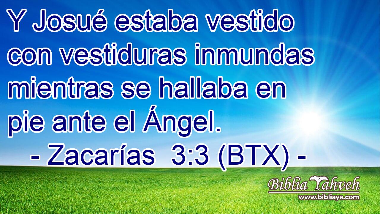 Y Josué estaba vestido con vestiduras inmundas mientras se hallaba en pie ante el Ángel.