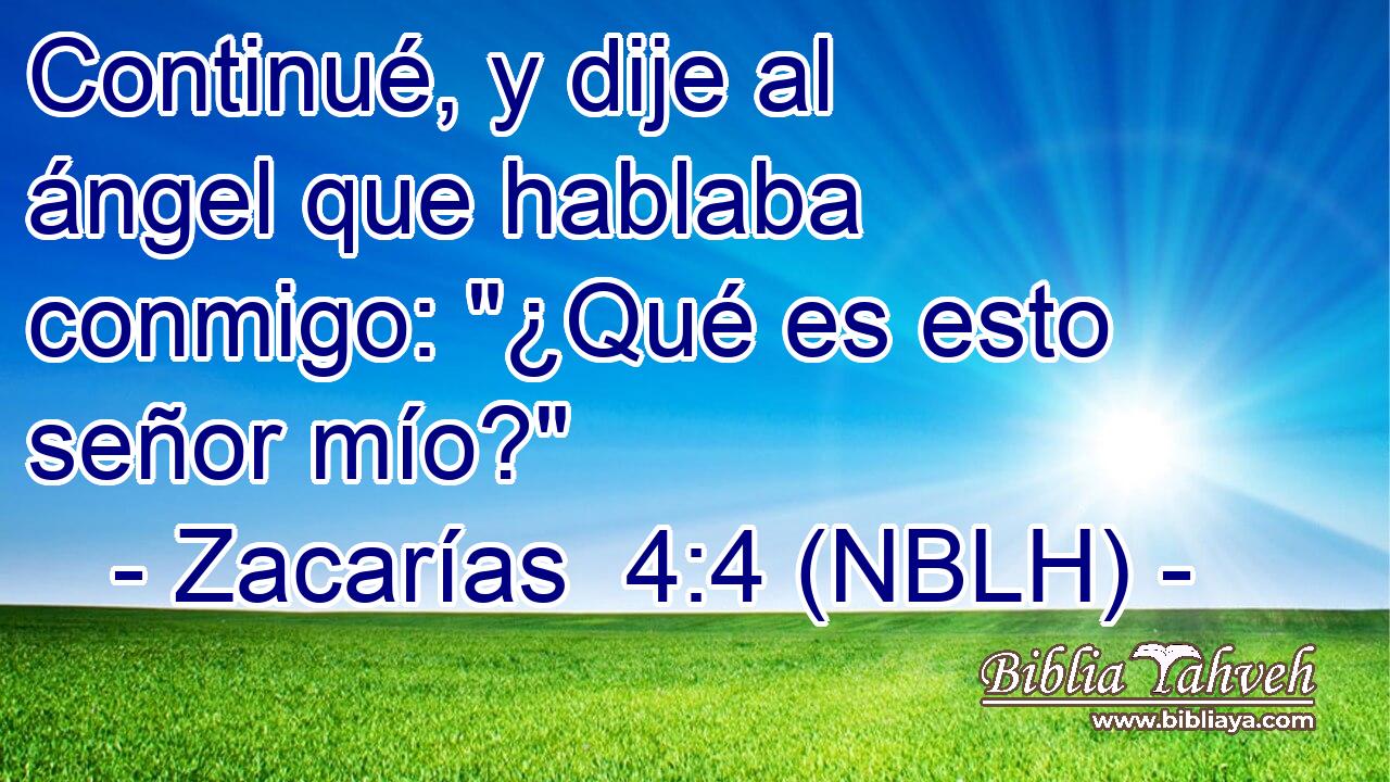  Continué, y dije al ángel que hablaba conmigo: 
