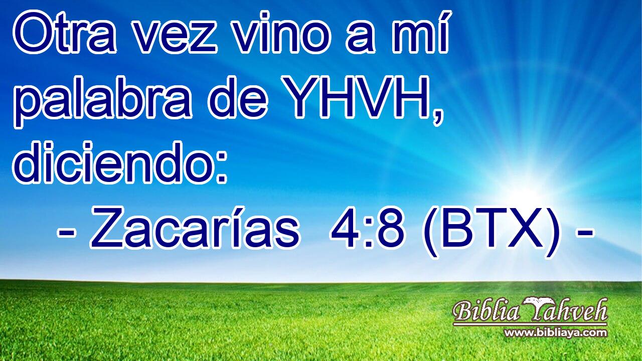 Otra vez vino a mí palabra de YHVH, diciendo: