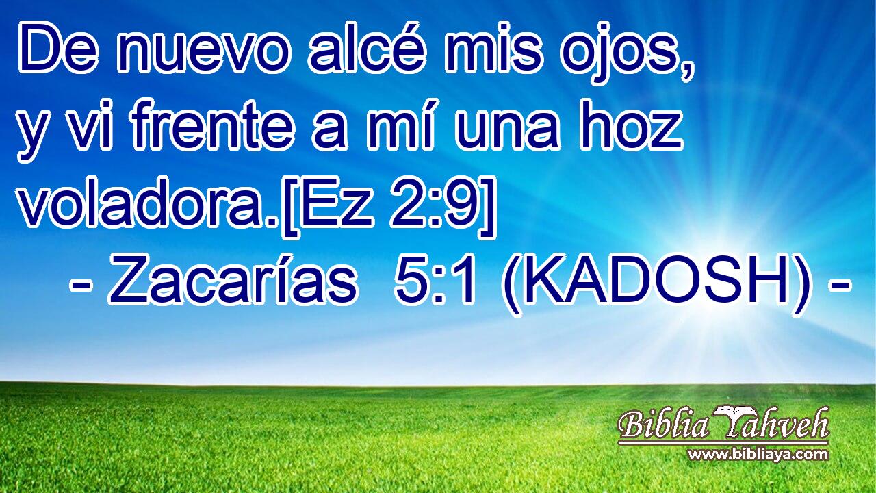 De nuevo alcé mis ojos, y vi frente a mí una hoz voladora.[Ez 2:9] 