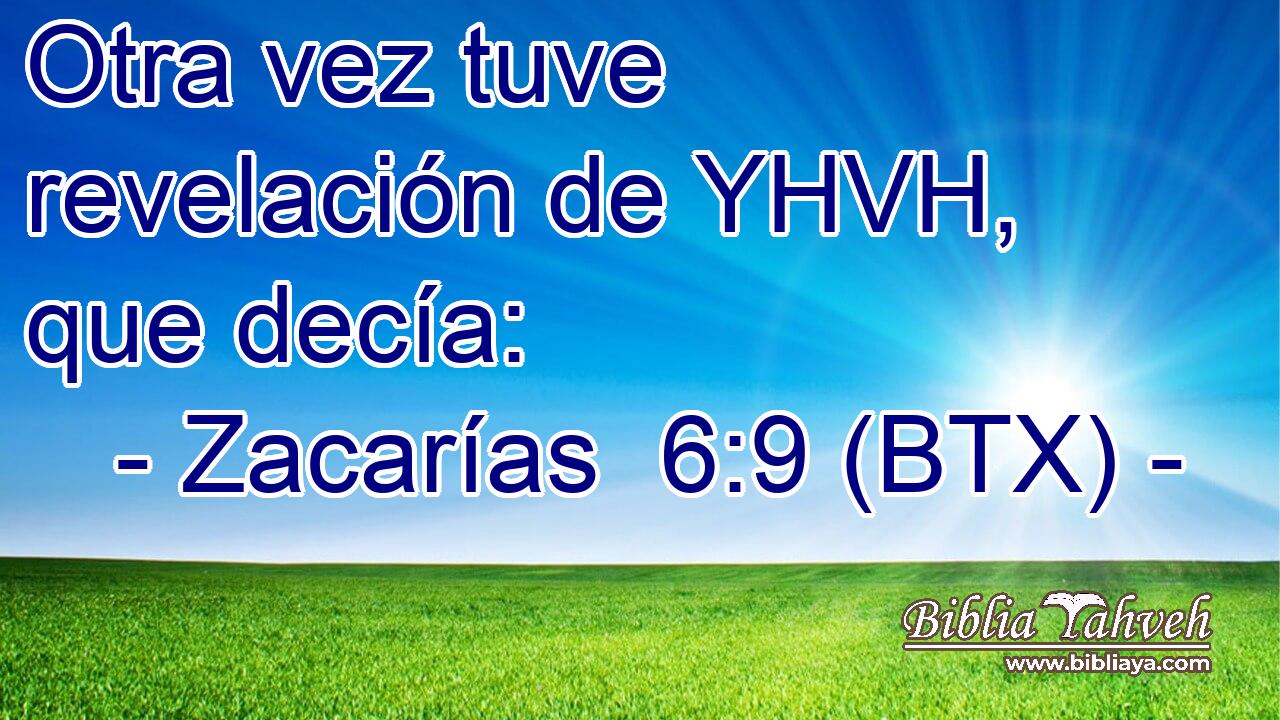 Otra vez tuve revelación de YHVH, que decía: