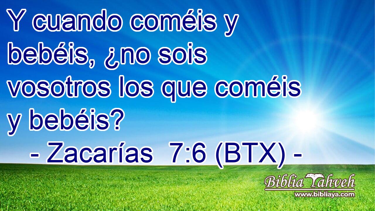 Y cuando coméis y bebéis, ¿no sois vosotros los que coméis y bebéis?