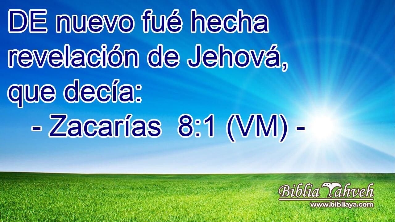  DE nuevo fué hecha revelación de Jehová, que decía: 