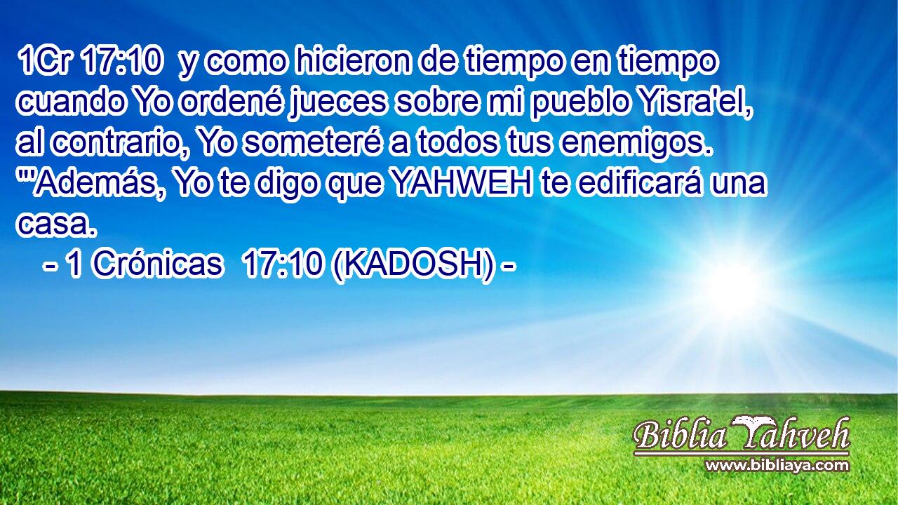  y como hicieron de tiempo en tiempo cuando Yo ordené jueces sobre mi pueblo Yisra'el, al contrario, Yo someteré a todos tus enemigos. 