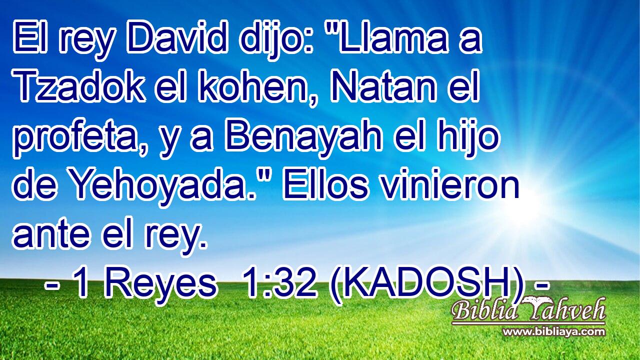  El rey David dijo: 