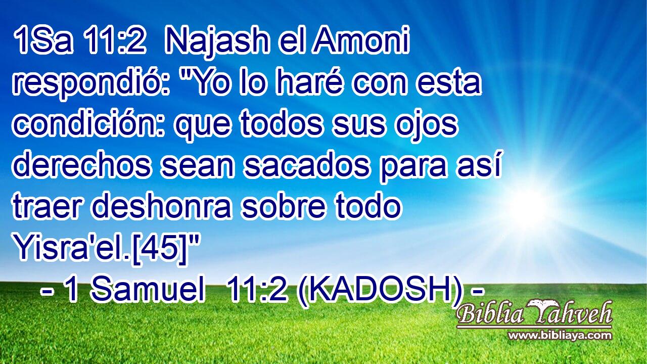  Najash el Amoni respondió: 