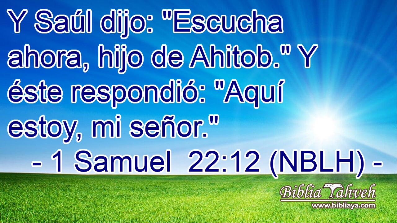  Y Saúl dijo: 