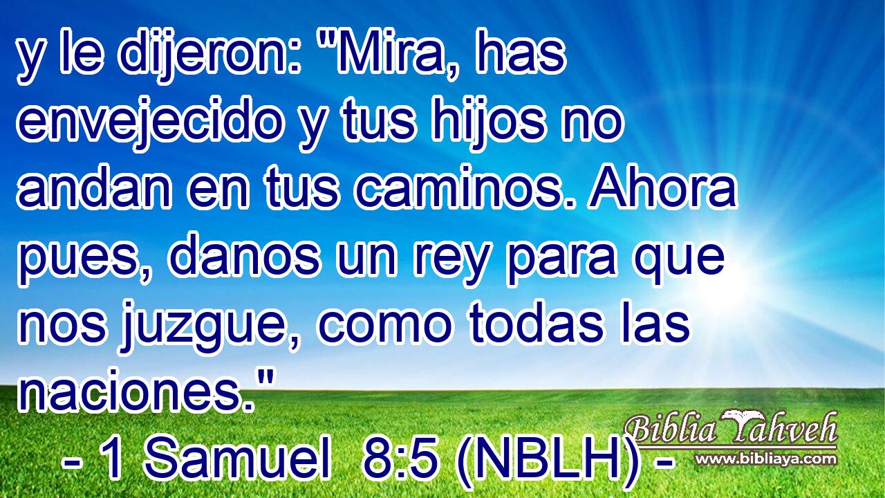  y le dijeron: 
