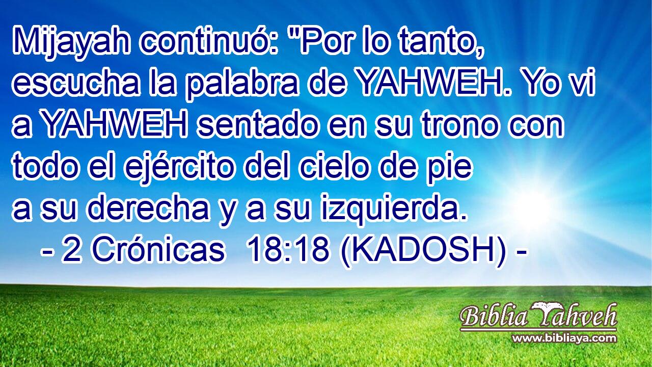  Mijayah continuó: 