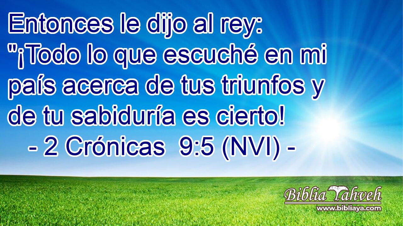  Entonces le dijo al rey: 