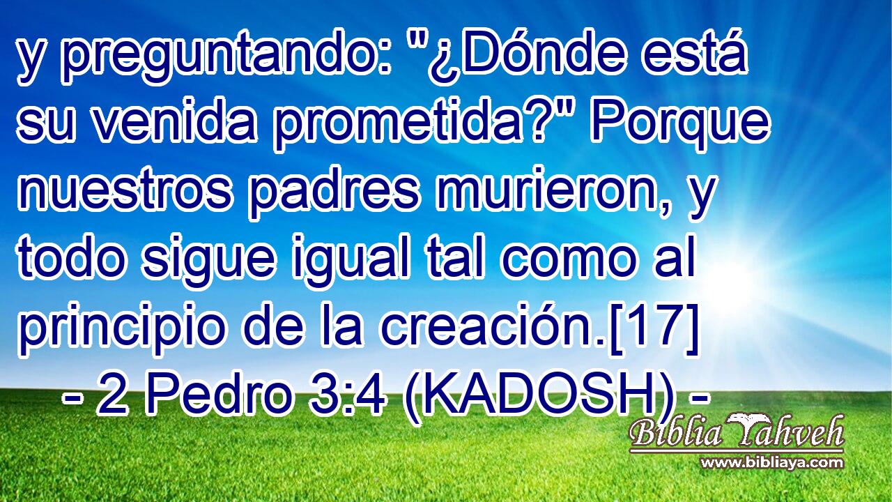  y preguntando: 