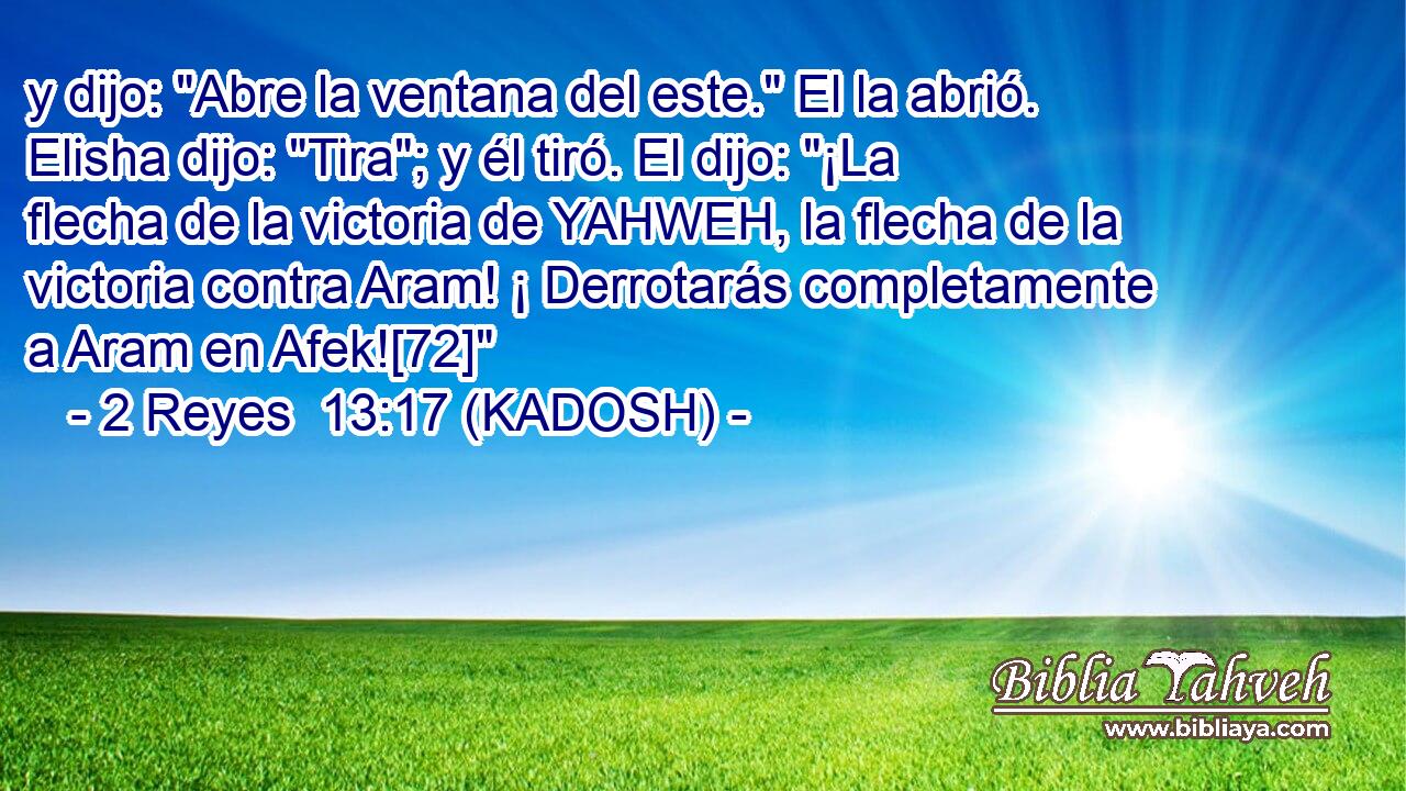  y dijo: 