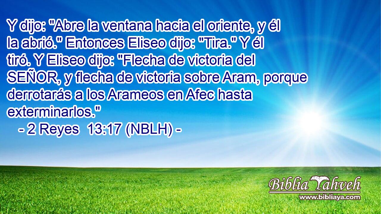  Y dijo: 