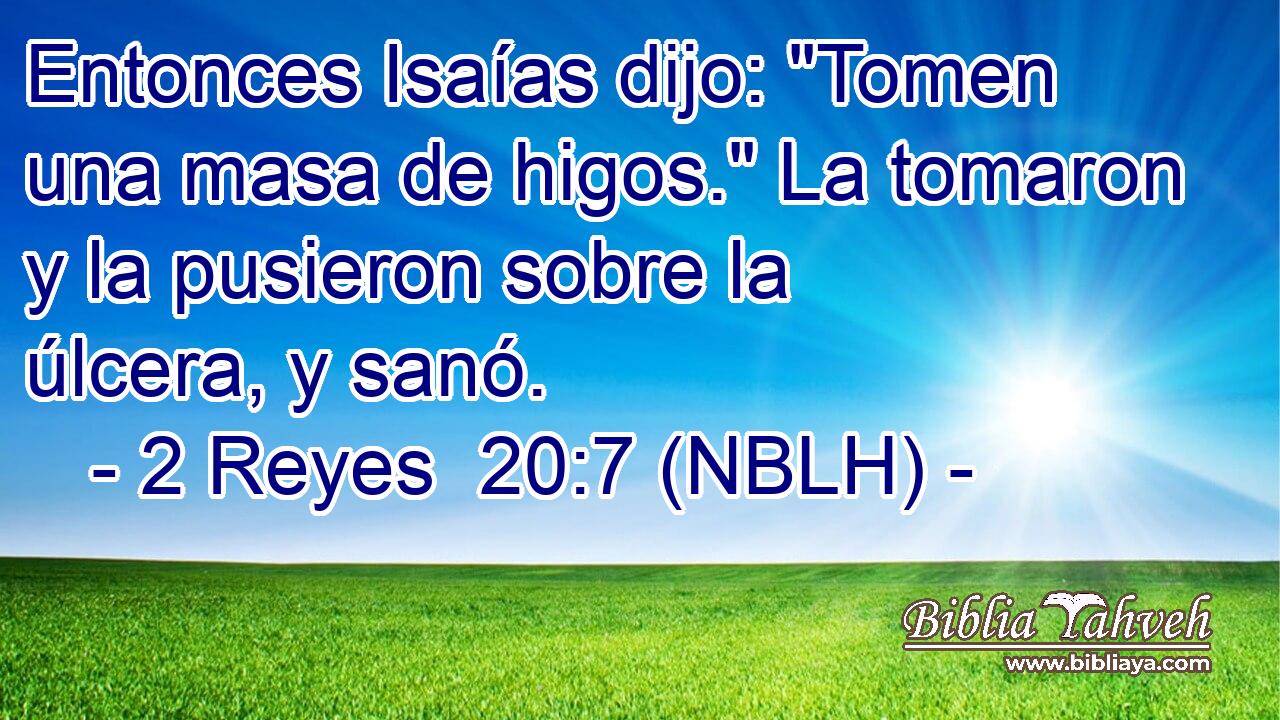  Entonces Isaías dijo: 