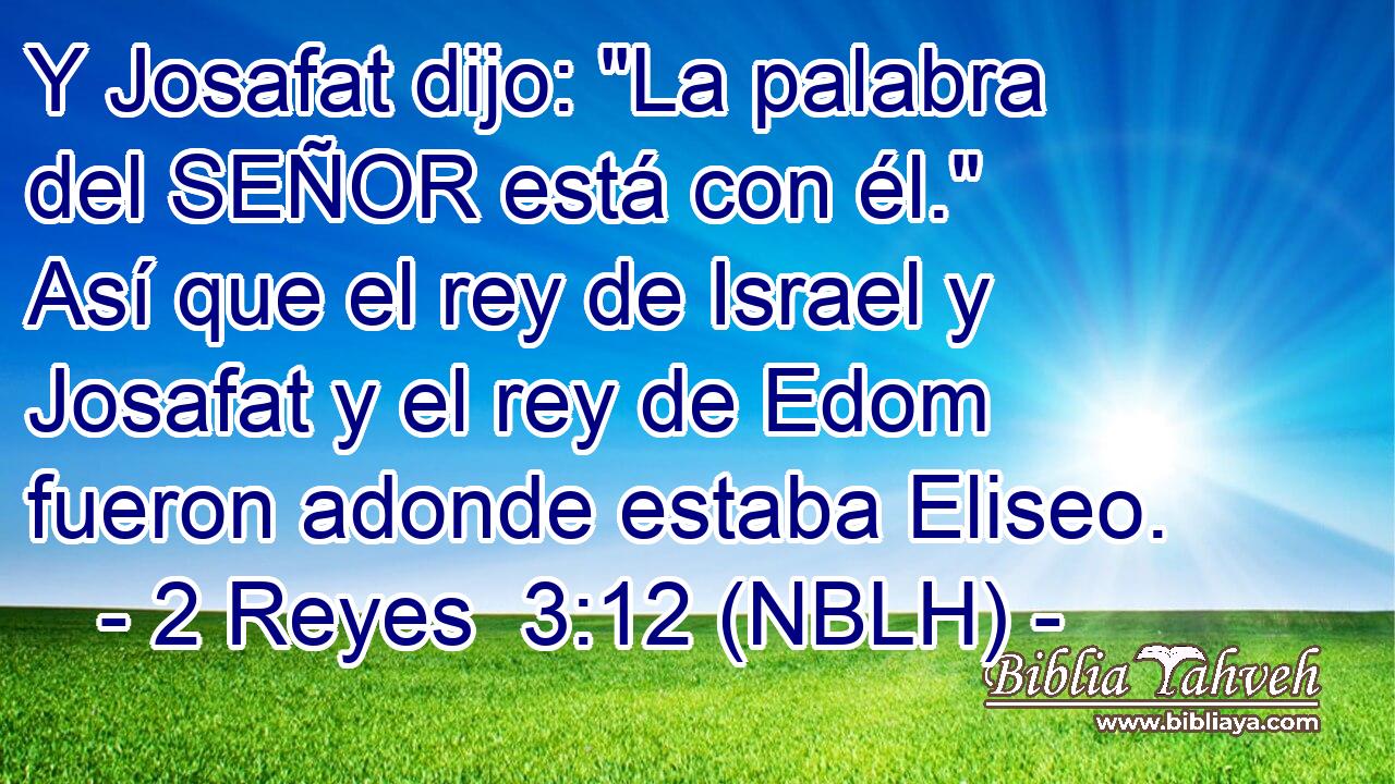  Y Josafat dijo: 