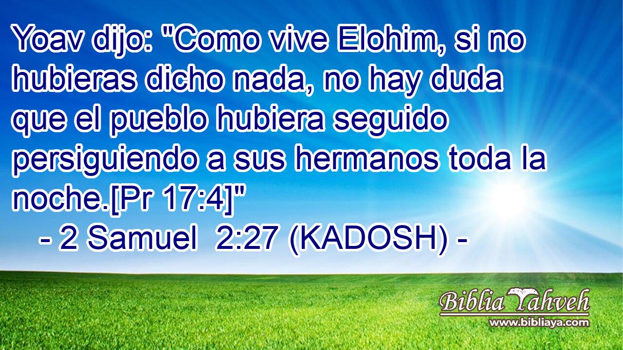  Yoav dijo: 