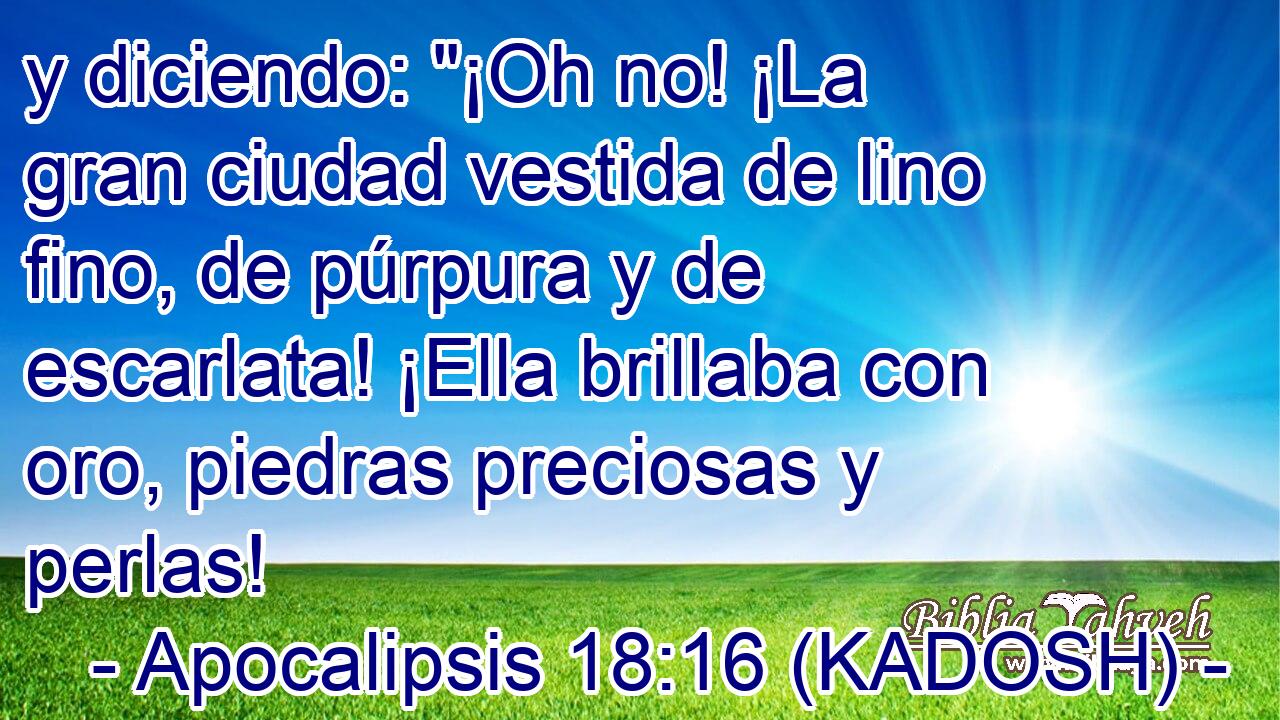  y diciendo: 
