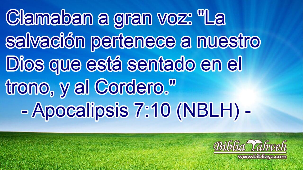  Clamaban a gran voz: 