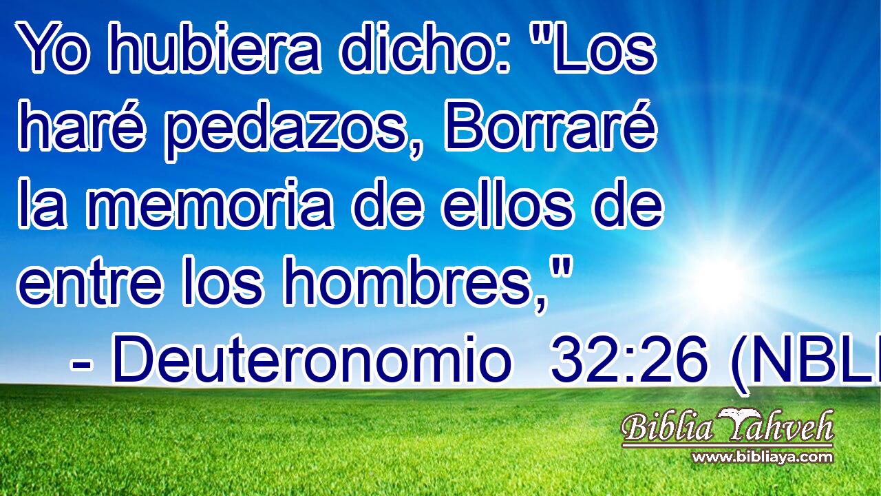  Yo hubiera dicho: 