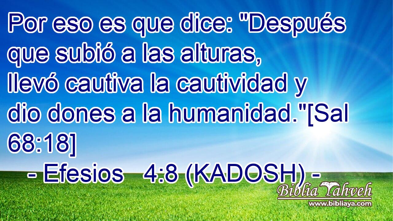  Por eso es que dice: 