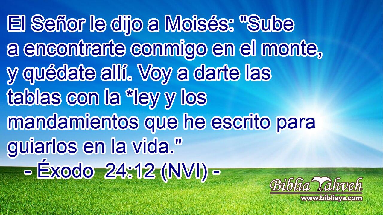  El Señor le dijo a Moisés: 