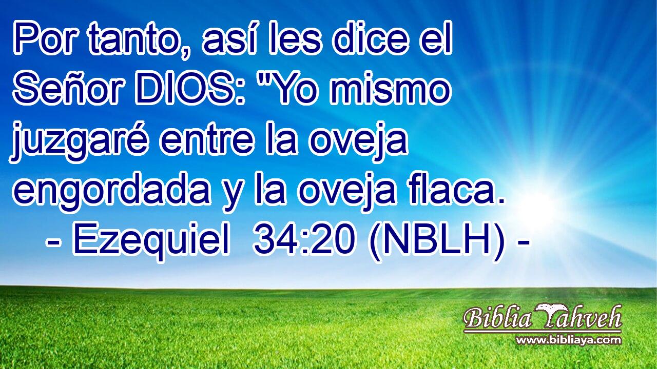  Por tanto, así les dice el Señor DIOS: 