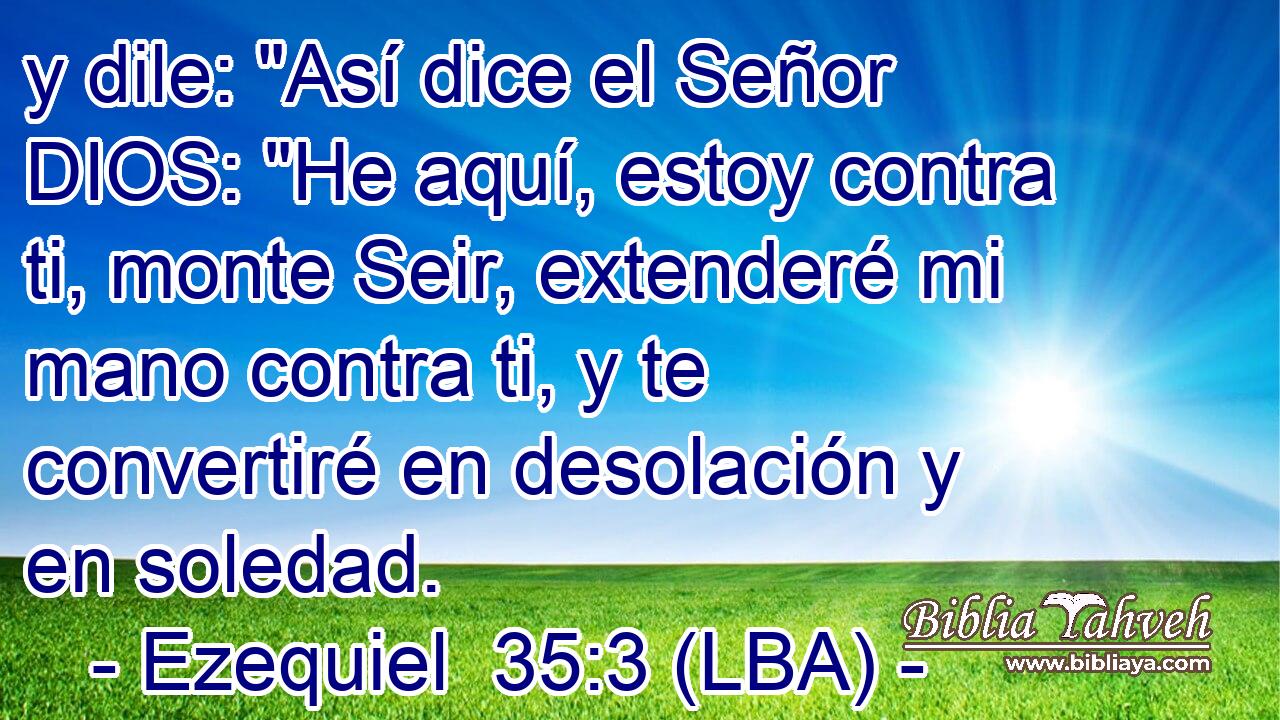 y dile: 