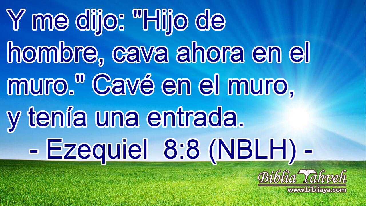  Y me dijo: 