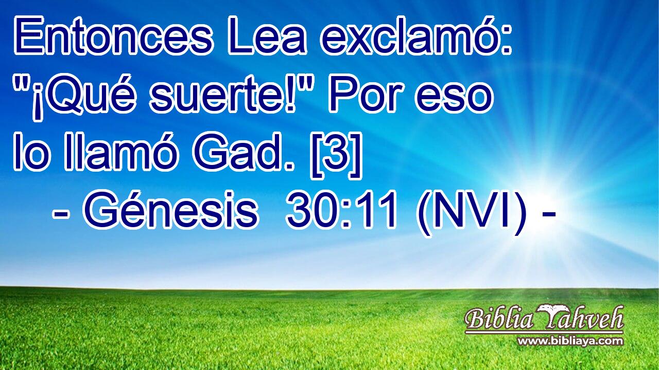  Entonces Lea exclamó: 