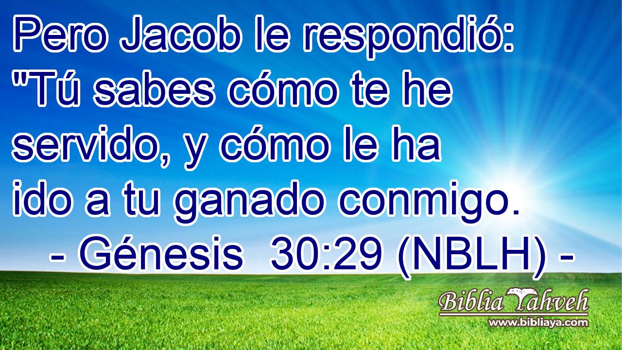  Pero Jacob le respondió: 