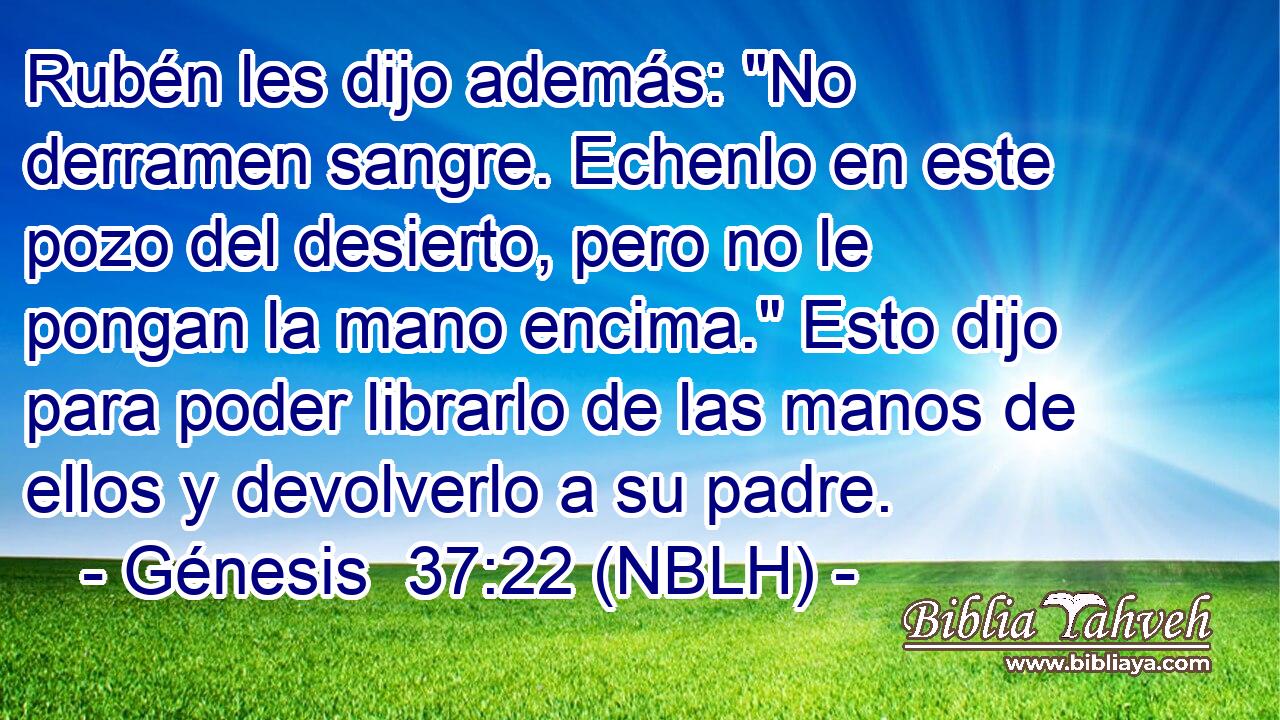  Rubén les dijo además: 