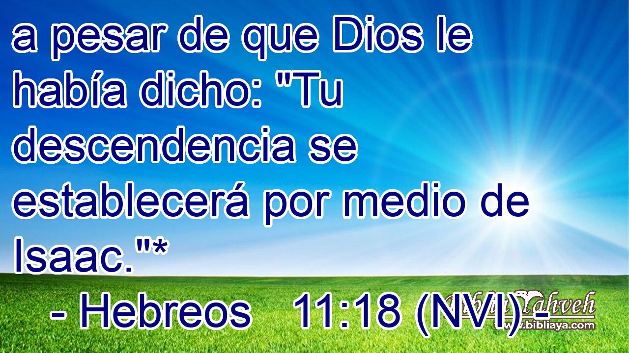 a pesar de que Dios le había dicho: 