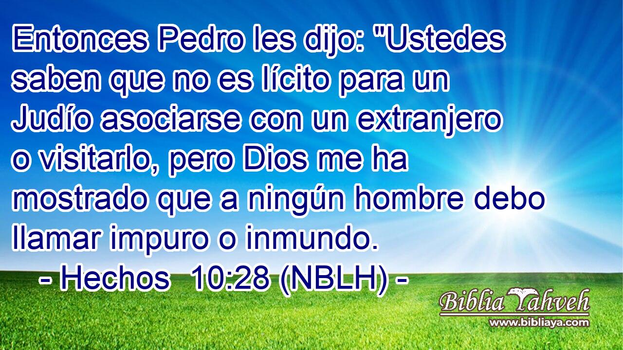 Entonces Pedro les dijo: 
