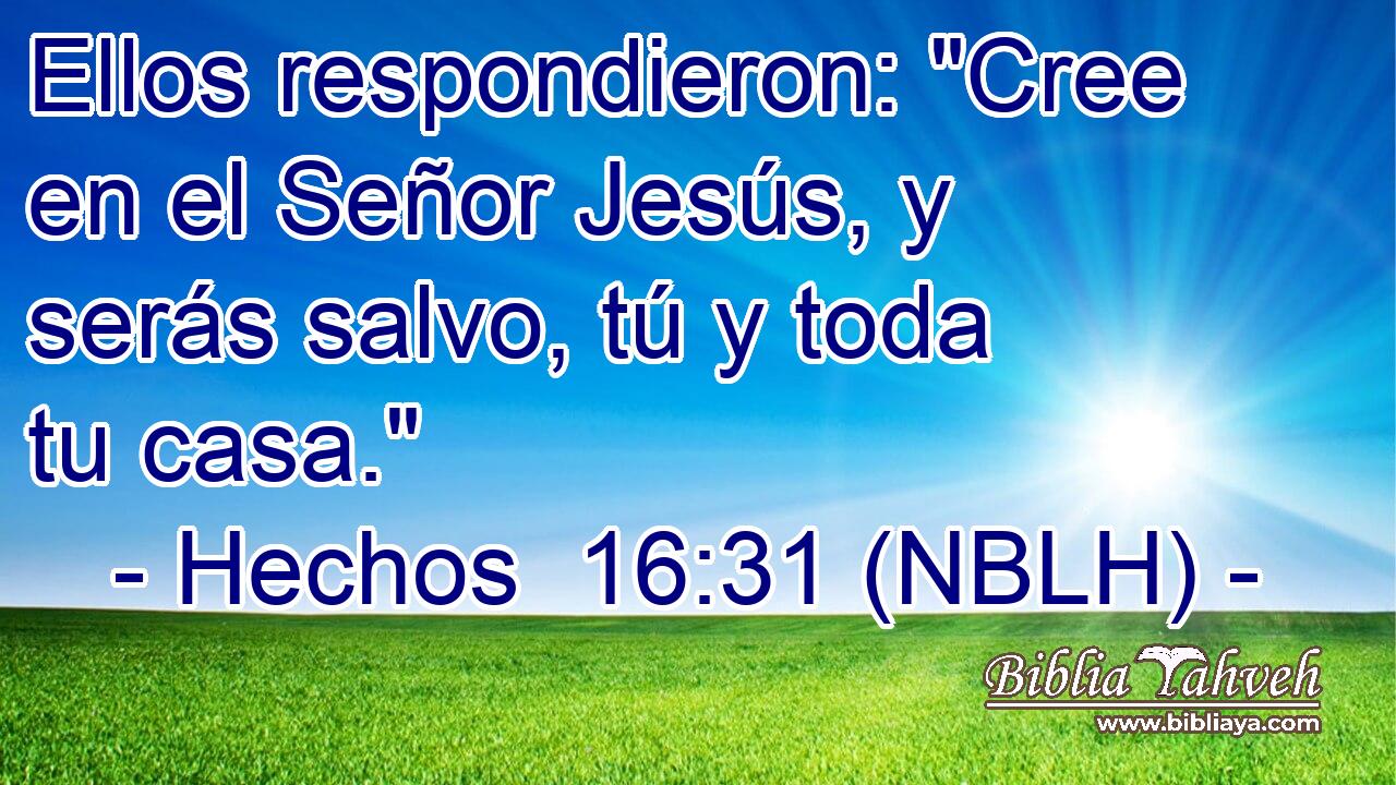  Ellos respondieron: 