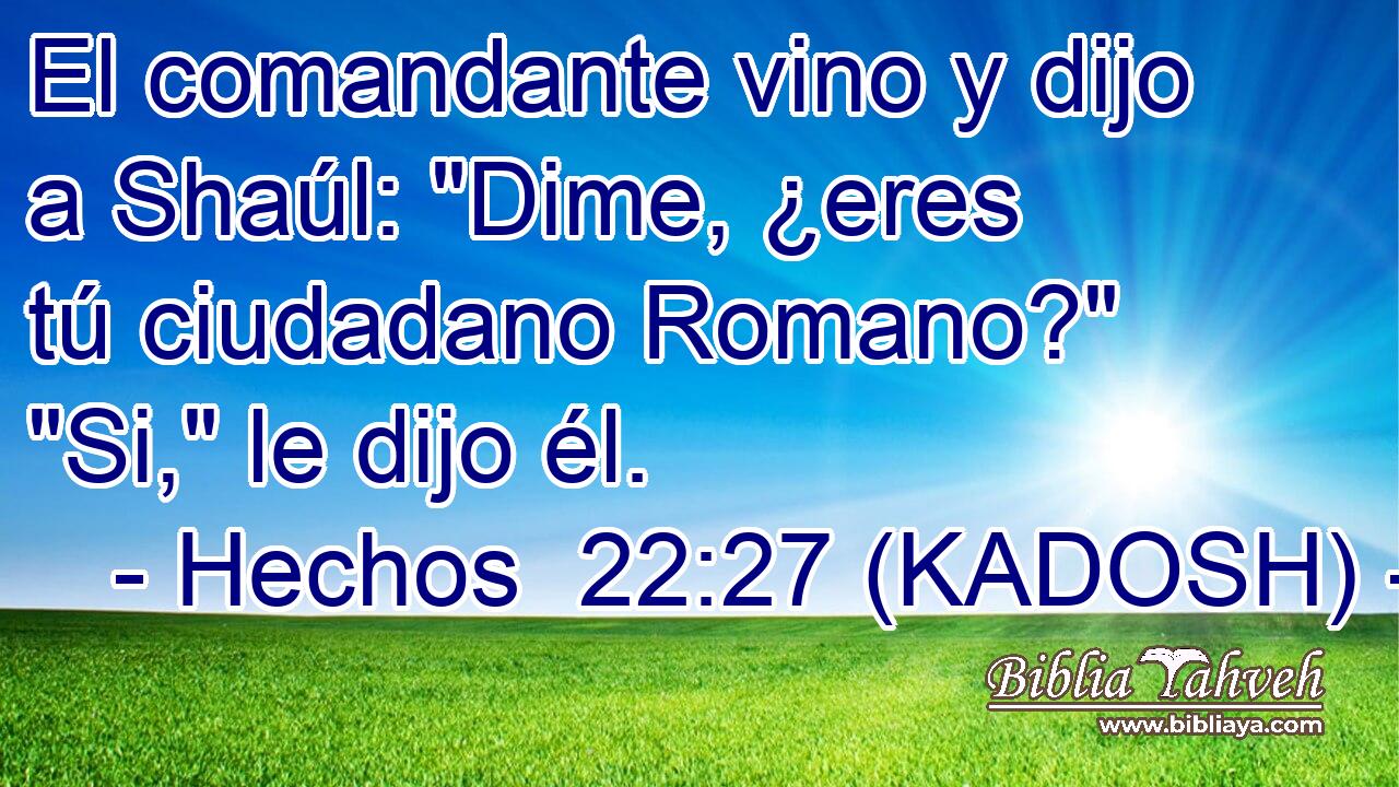  El comandante vino y dijo a Shaúl: 